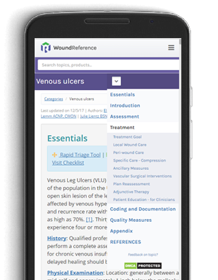 Wound Care Knowledge Base